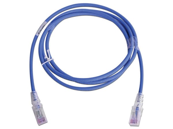 Cable de red SIEMON MC6-05-06B, Patch Cord MC6 Modular Cat6 UTP, CM/LS0H, 5ft, Color Azul, Versión Bulk (Sin Empaque Individual).