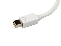 Adaptador Mini DisplayPort a VGA DVI y HDMI - Convertidor MiniDP todo-en-uno para MacBook - Blanco - imagen 3