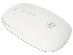 Mouse Óptico Inalámbrico Manhattan, 1200 DPI, USB. Color Blanco. - imagen 2