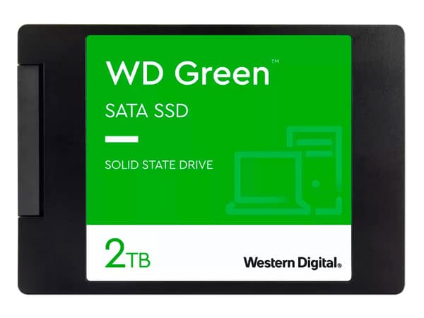 Unidad de Estado Sólido Western Digital Green de 2TB, 2.5" SATA III (6Gb/s).