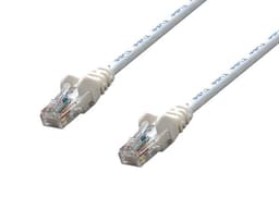 Cable de red, Cat6, UTP, RJ-45 (M-M), 5.0m, Blanco. - imagen 1