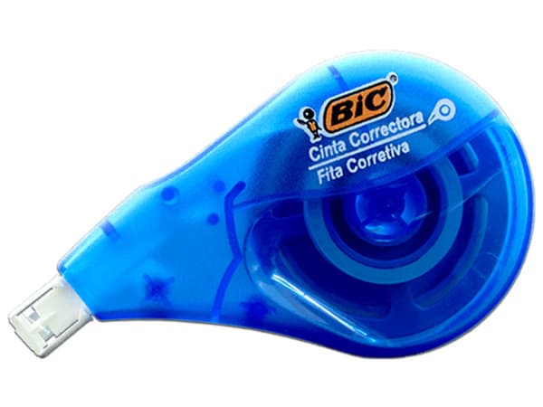 Cinta Correctora BIC 12m x 4.2mm Caja con 6 Piezas.