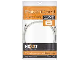 Cable RJ45 U/UTP Cat6a Nexxt Longitud 2.1 m, LSZH, Color Gris. - imagen 2