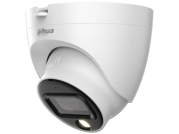 Cámara Tipo Domo Dahua DH-HAC-HDW1209TLQN-LED-S3 de 2MP (1920 x 1080), Lente de 2.8mm, IR hasta 20m, IP67, Color Blanco.