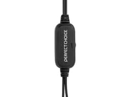 Bocinas Stereo Perfect Choice 2.0, con control de volumen. Color Negro. - imagen 3
