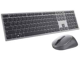 Kit Teclado y Mouse Dell Premier Wireless, español, color gris titanio - imagen 2