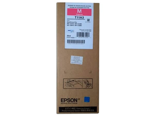 Bolsa de tinta Epson T11A320-AL, Color Magenta.