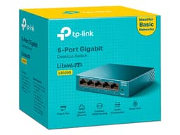 Switch TP-LINK LS105G de 5 Puertos, 10/100/1000 Mbps. - imagen 3