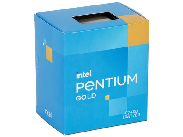 Procesador Intel Pentium G7400 de Doceava Generación, 3.70 GHz, con Intel UHD Graphics 710, Socket 1700, Caché 6MB, Dual-Core, 14nm.