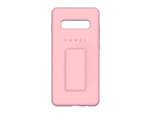 Funda HANDL Soft Touch Para Samsung S10 PLUS. Color Rosa.