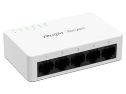 Switch PoE Ruijie de 5 puertos RJ-45 10/100/1000 Mbps, Color Blanco. - imagen 2