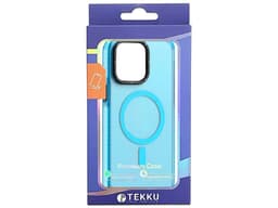 Funda protectora Tekku Matte Color para iPhone 15 Pro, Compatible con MagSafe, Color Celeste. - imagen 3