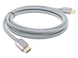 Cable de Video Epcom HDMI 2.1 (M-M), 8K 60Hz, eARC, 2m. Color Gris. - imagen 3