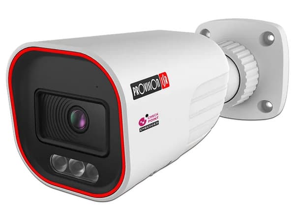 Cámara PROVISION ISR BMH-380IPSN-MVF, 8MP, Tipo Bala, Luz Híbrida, Lente Varifocal, IR 40m, PoE, IP67, Compresión H.265, Funciones Analíticas y Onvif.