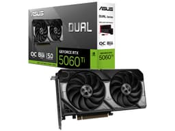Tarjeta de Video NVIDIA GeForce RTX 5060 Ti ASUS DUAL OC Edition, 8GB GDDR7, 1xHDMI, 3xDisplayPort, PCI Express 5.0. - imagen 1