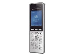 Teléfono Inalámbrico IP de 2 lineas Grandstream WP822, WiFi de doble banda, soporte de roaming avanzado, Tecnología AEC y Noise Shield, Color Plata. - imagen 2