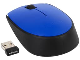 Mouse Óptico Inalámbrico Logitech M170, USB. Color Azul. - imagen 1