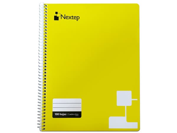 Cuaderno Nextep NE-007C, Cuadro Chico C5, 100 Hojas, Espiral.