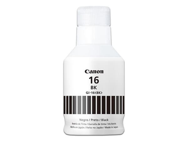 Botella de Tinta Canon, Negro, Modelo: GI-16 PGBK