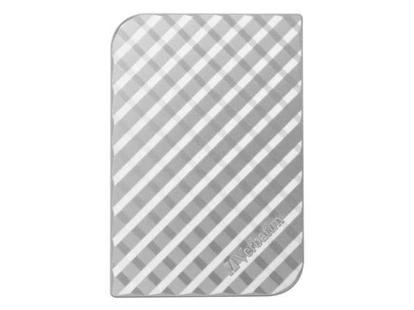 Disco Duro Portátil Verbatim Store Go  de 2TB, USB 3.2 Gen 1. Color Plata.