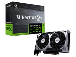 Tarjeta de Video NVIDIA GeForce RTX 5060 MSI Ventus X2 OC, 8GB GDDR7, 1xHDMI, 3xDisplayPort, PCI Express x16 5.0 - imagen 1