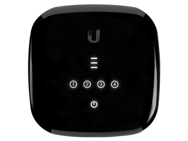 Router inalámbrico Ubiquiti UFiber WiFi, con 1 puerto WAN GPON, de hasta 300 Mbps.