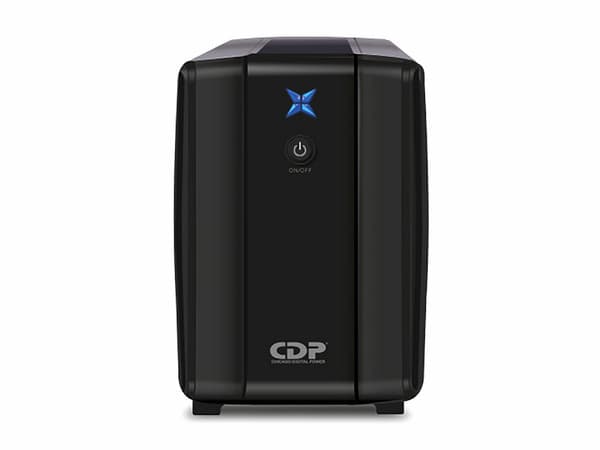 UPS CDP R-UPR758 de 750VA / 375W con 8 Salidas NEMA 5-15R, AVR integrado. Color Negro.