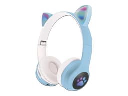 Audifonos de Diadema Highlink Cat, Bluetooth. Color Azul - imagen 2