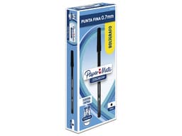 Bolígrafo Papermate Kilométrico Económico Punto Fino 0.7mm Color Negro Caja con 12 piezas. - imagen 2