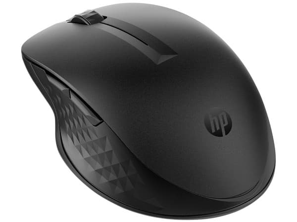 Mouse Óptico Inalámbrico HP 435, 5 Botones, Receptor USB, Bluetooth, Color Negro.