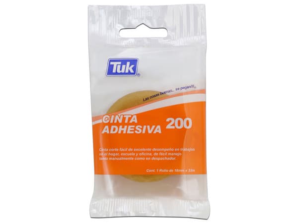 Cinta Adhesiva TUK Tipo 200: 0.018x33.