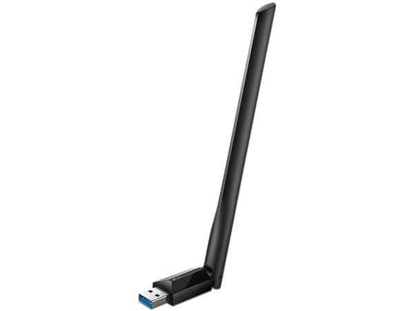 Adaptador Inalámbrico USB TP-Link Archer T3U Plus AC1300 de doble banda, Wireless AC (Wi-Fi 5), hasta 1300Mbps, antena de alta ganancia, USB.
