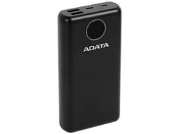 Batería Portátil Recargable ADATA P20000QCD Power Bank de 20,000 mAh con tecnología Quick Charge 3.0 para Smartphones y Tablets. Color Negro. - imagen 1
