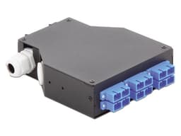 Módulo distribuidor de Fibra Óptica de 6 acopladores Linkedpro, Duplex SC/UPC monomodo. - imagen 1