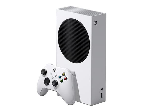 Consola Xbox Series S: CPU Zen 2 personaliza de 8 núcleos (hasta 3.8 GHz), Bus de 10GB GDDR6 de 128 bits, GPU de 4 TERAFLOPS, SSD NVMe de 512GB, Tecnología Dolby TrueHD con Atmos, Dolby Digital 5.1, HDMI, Color Blanco.