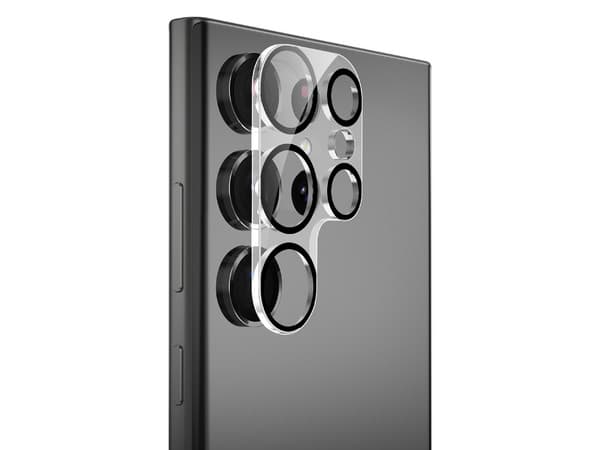 Mica Vidrio MYBAT para Samsung S23 ULTRA, Protectora de Cámara, Transparente, Vidrio Templado 9H, Nano Tecnología, Protección contra Fragmentación.