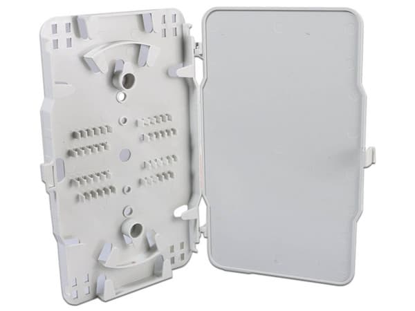 Charola de Empalme Enson ENS-FOSPLICEBOX, Para Distribución de Fibra Óptica, Color Blanco.