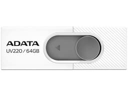 Unidad Flash USB 2.0 ADATA UV220 de 64GB. Blanco/Gris. - imagen 2