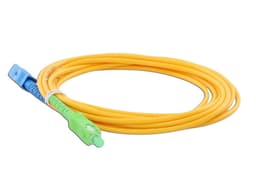 Jumper de Fibra Óptica LinkedPro Monomodo SC/UPC-SC/APC Simplex, color amarillo, 3m. - imagen 2
