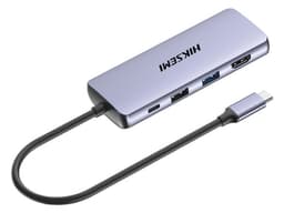 Hub USB-C Hiksemi. 8 en 1, Salida HDMI, USB 2.0, USB 3.0, SD, TF. - imagen 3