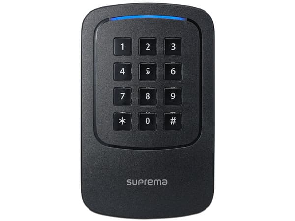 Lector con teclado Suprema XP2GKDPB, para exterior, Multitecnolgía de tarjetas, NFC, BLE.