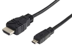 Cable de Video Manhattan de micro HDMI a HDMI (M-M), 2m. - imagen 1