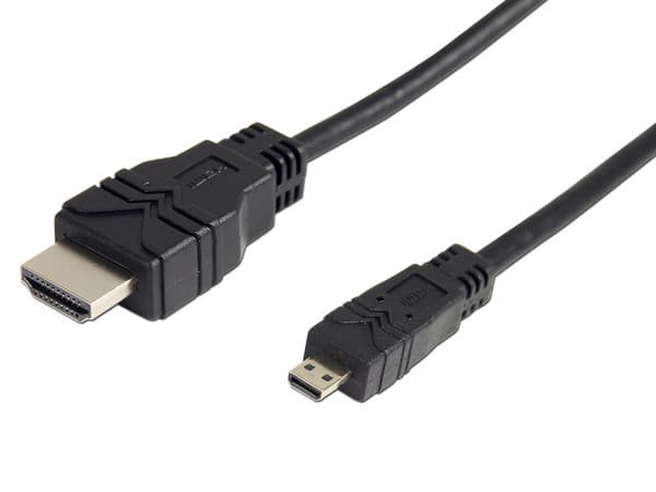 Cable de Video Manhattan de micro HDMI a HDMI (M-M), 2m.