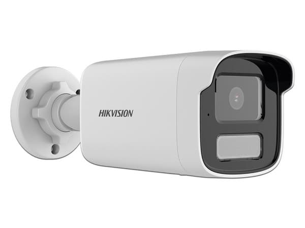 Cámara de vigilancia IP Tipo Bala Hikvision DS-2CD1T83G2-LIU(F), 4K, IR hasta 50m, IP67, PoE.