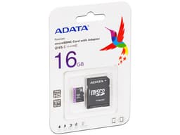 Memoria ADATA Premier MicroSDHC UHS-1 clase 10 de 16 GB, incluye adaptador SD. - imagen 1