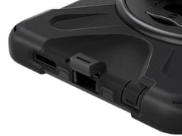 Funda Brobotix De Uso Rudo para Samsung A9+ con Giro y Correa. Color Negro. - imagen 3