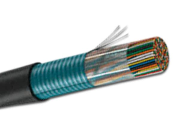 Cable Telefónico Exterior Condumex 627002C SCREEBH-3 30 pares, 26 AWG. Color Negro. (Precio por metro)