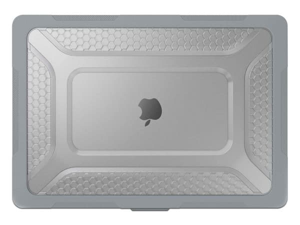 Funda TEKKU TK-02-016-002-08 para MacBook Air 15 (A2941) (A3114), Uso Rudo, Color Gris.