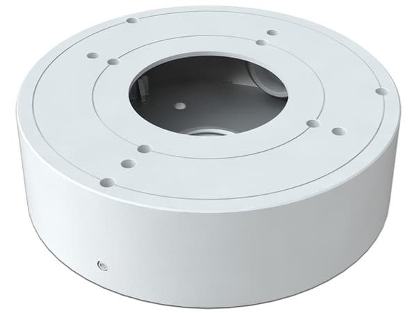 Caja Provision ISR PR-JB14IP64 de Conexiones Para Cámaras Tipo AHD/IP, IP64. Color Blanco.