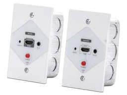 Kit Extensor HDMI Epcom TT372W, placas de pared para distancias de 40m, resolución 1080P, Cat 6/6A/7. - imagen 3